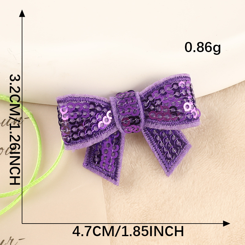 Iron on patches clothing hair accessories accessories sequins bow hairpin accessories DIY jewelry accessories embroidery cloth stickers