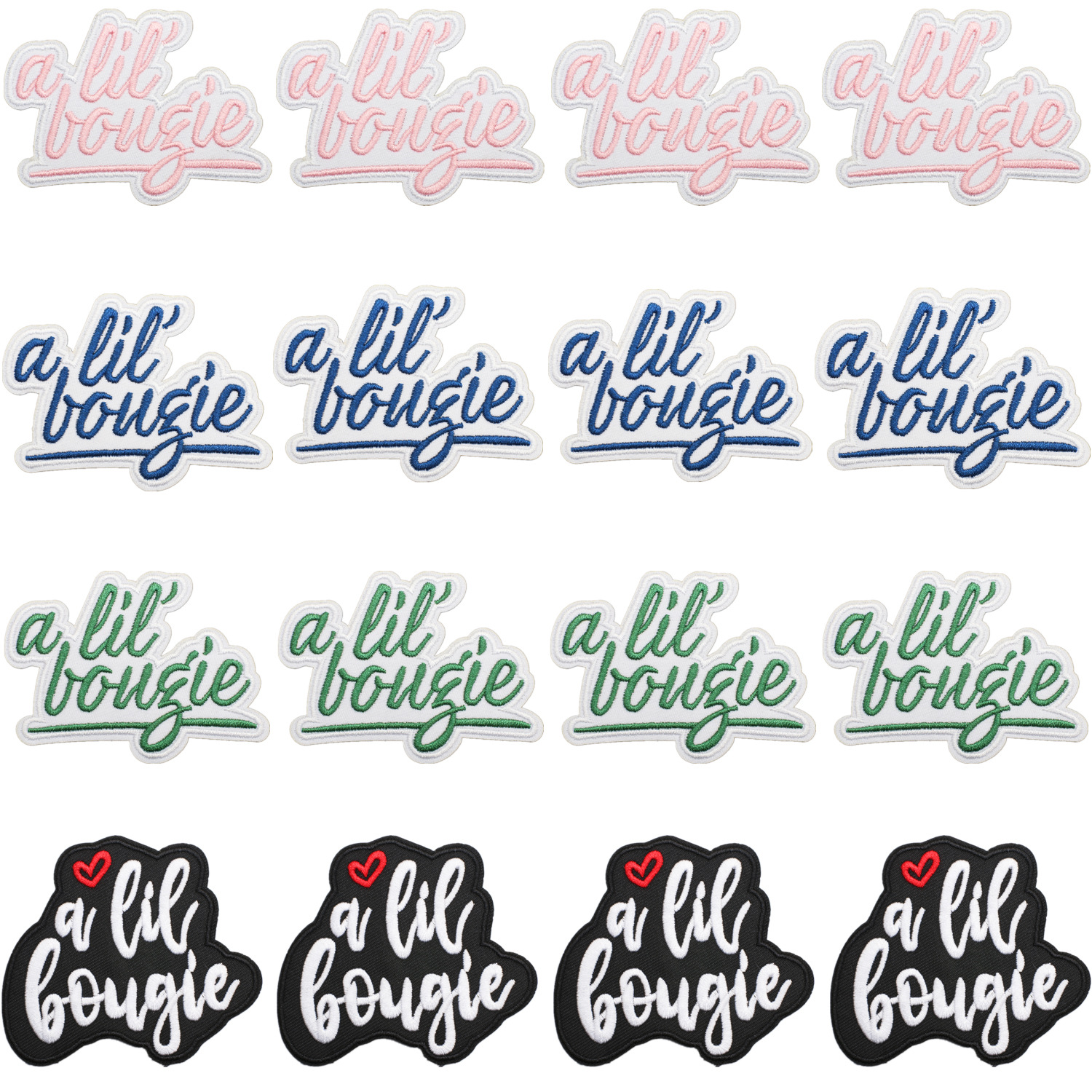 alphabet Iron on Patches cloth sticker bag decoration patch sticker chapter boy love alphabet embroidery