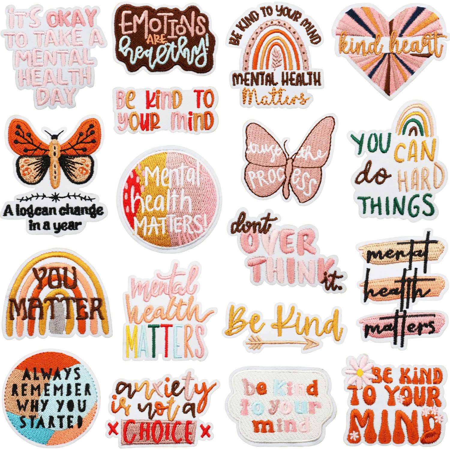 Tomorrow will be better, Iron on Patches cloth stickers, inspirational words, patch stickers, clothes dressing, Iron on Patches labels, every day, Shangying article boy