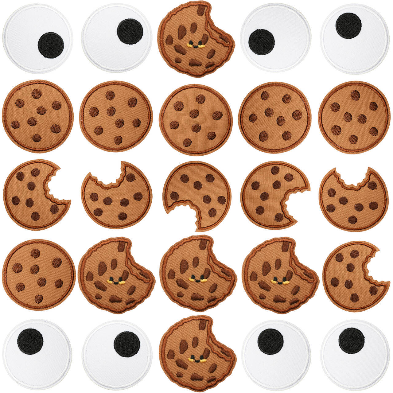 Iron on Patches cloth stickers, labels, funny eye beads, decorative patches, eye Iron on Patches chapters