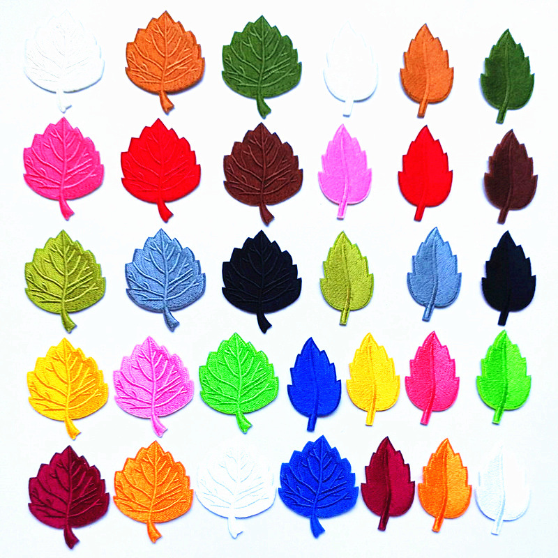 cloth sticker leaf cloth sticker ironable patch sticker children's clothes decorative sticker embroidery patch sticker