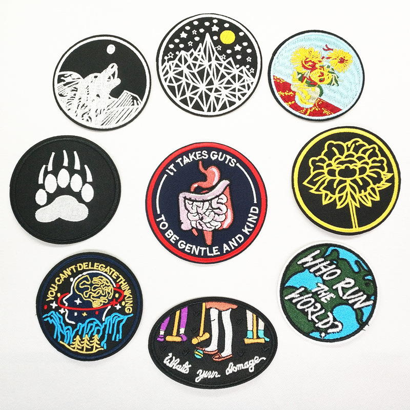 badge down patch mending clothes jeans cloth sticker embroidery applique hole sewing subsidy