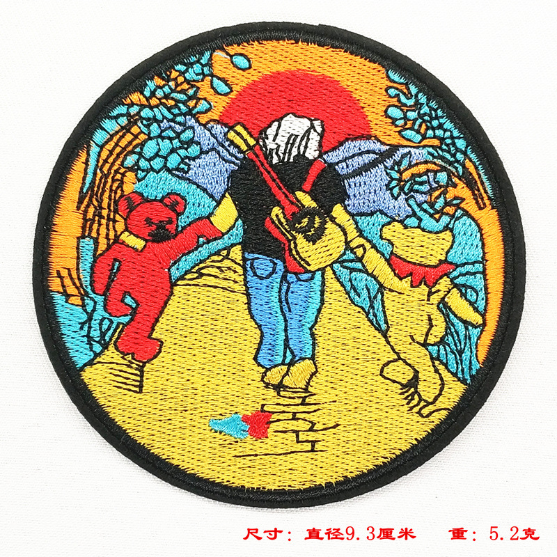violence badges down patches mending clothes jeans cloth stickers embroidery decals holes sewing subsidies
