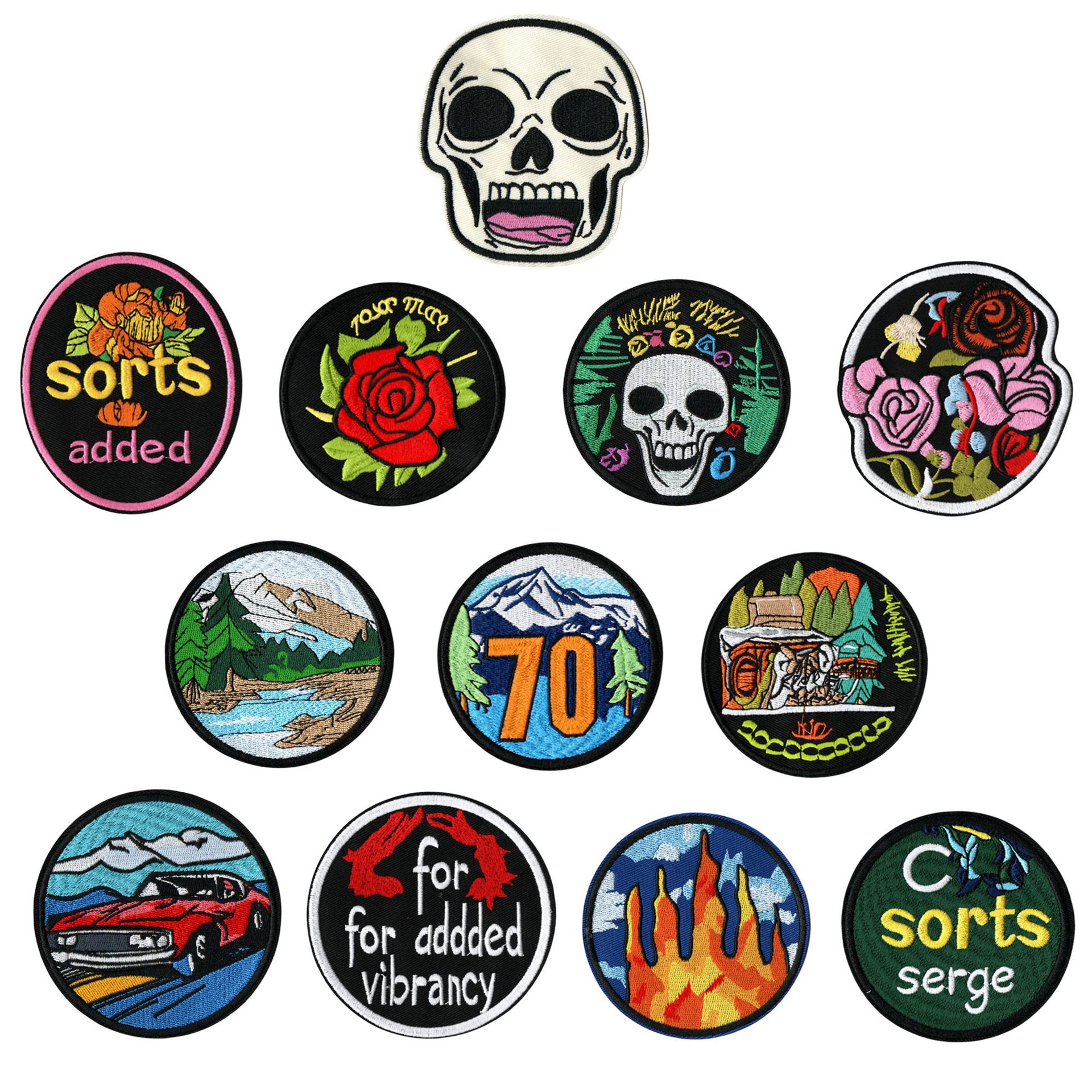 Embroidery cloth sticker  direct  cloth embroidery trademark badge patch DIY