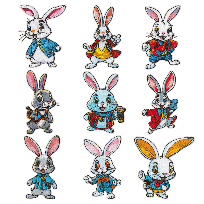 embroidery stickers clothing shoes hats bags decorative stickers Easter holiday dress labels