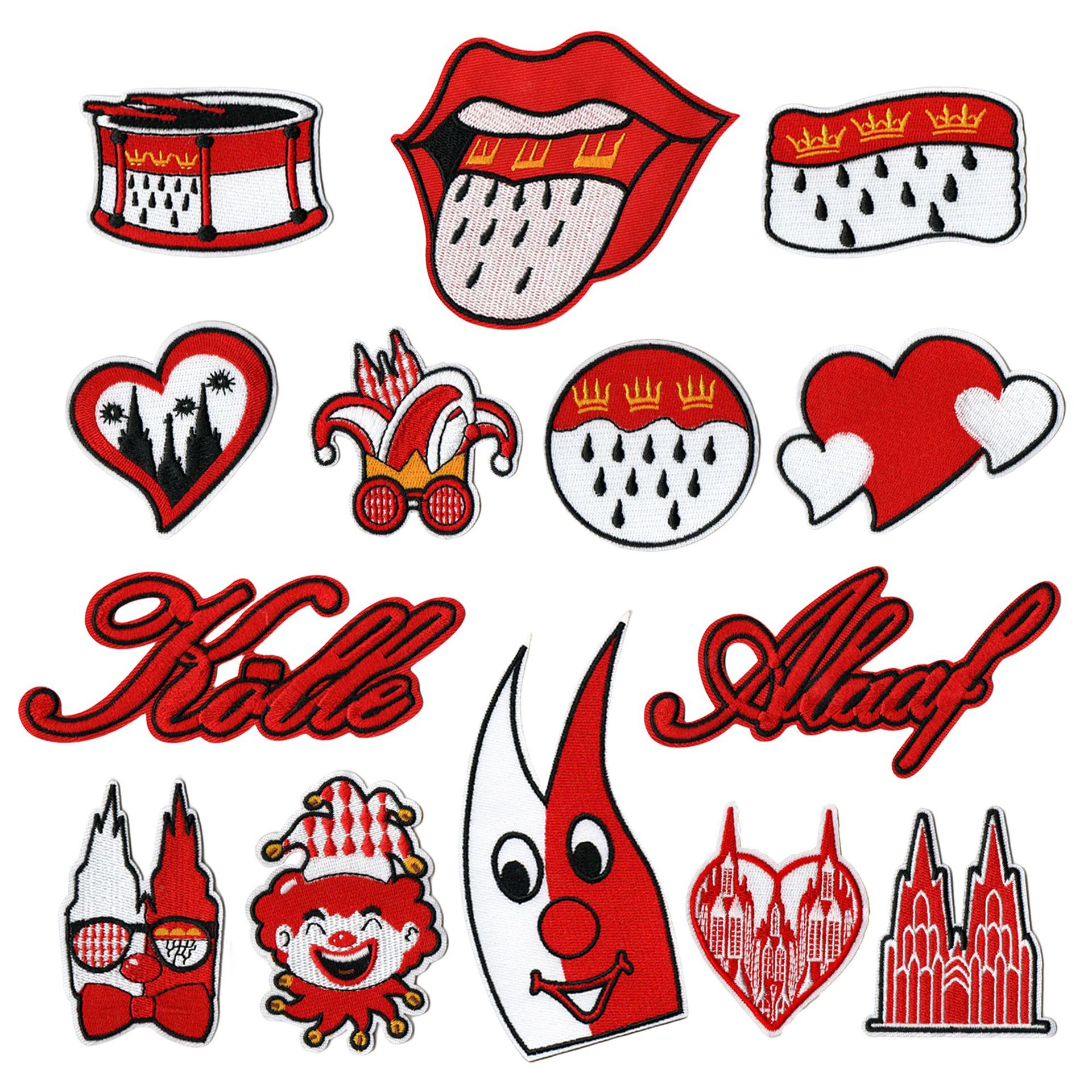 Cartoon cloth sticker holiday decoration embroidery clown happy clothing accessories electric embroidery patch sticker