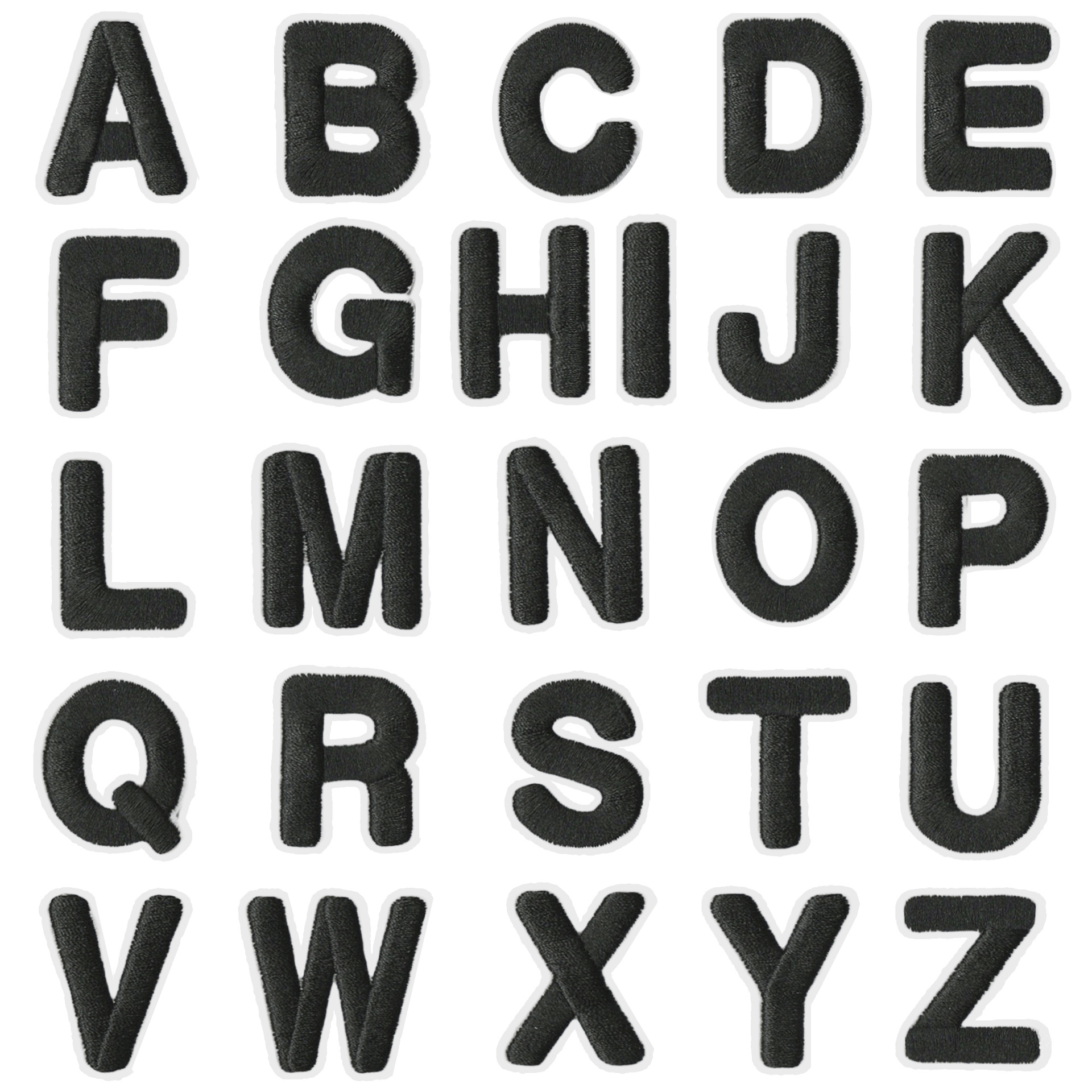 26 English alphabet embroidery stickers cloth stickers clothes hole decoration patch stickers A-Z English alphabet stickers ironing