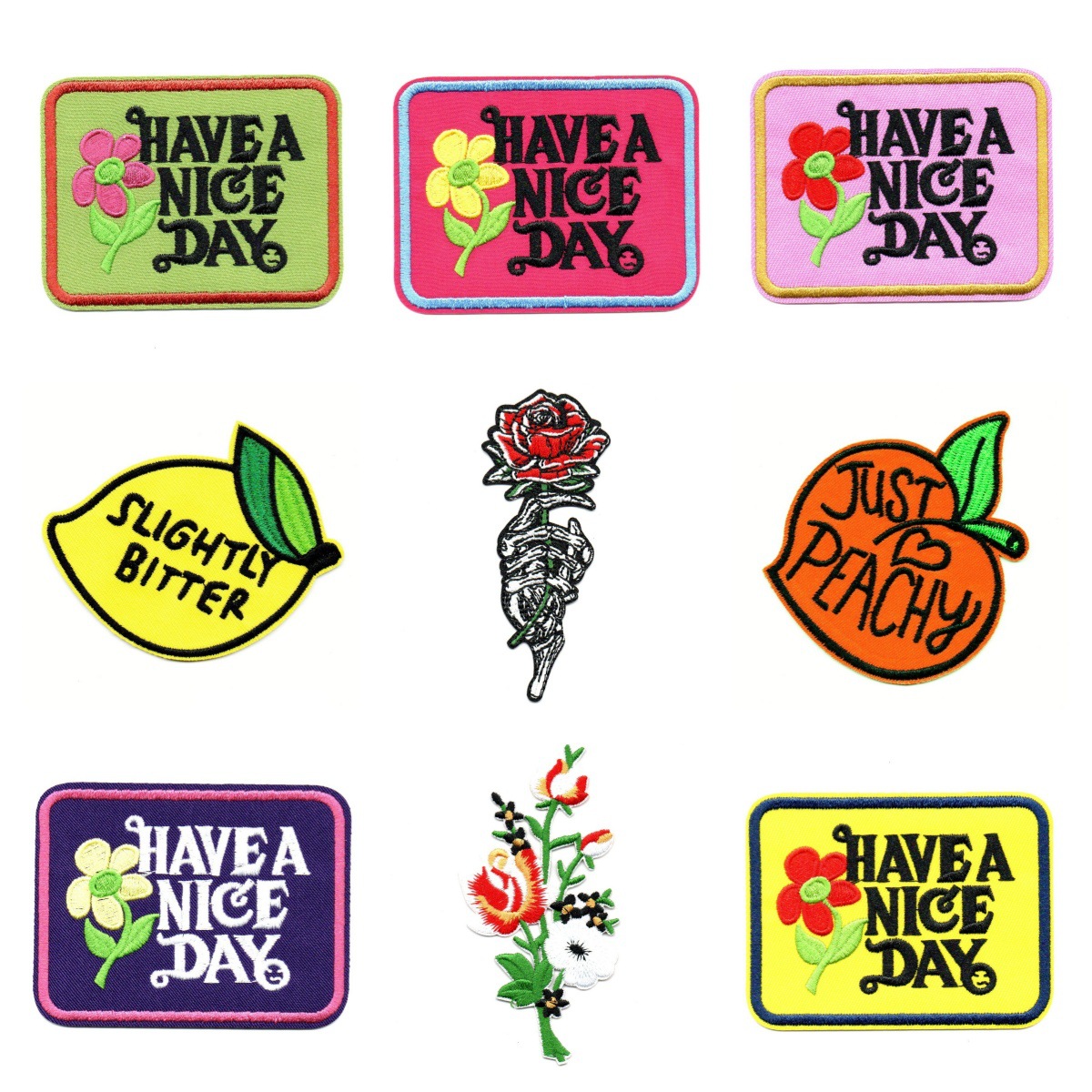 Flower Embroidery Decorative Patch Decal Hotel Tablecloth Sheet Tulle Chiffon Dress Repair Patch