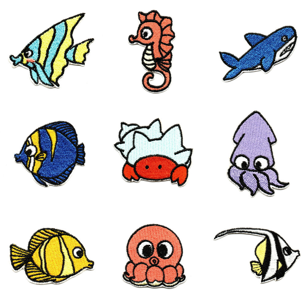 Embroidery DIY sticker clothes patch embroidery embroidery sticker cartoon clothes cute cloth sticker self-adhesive