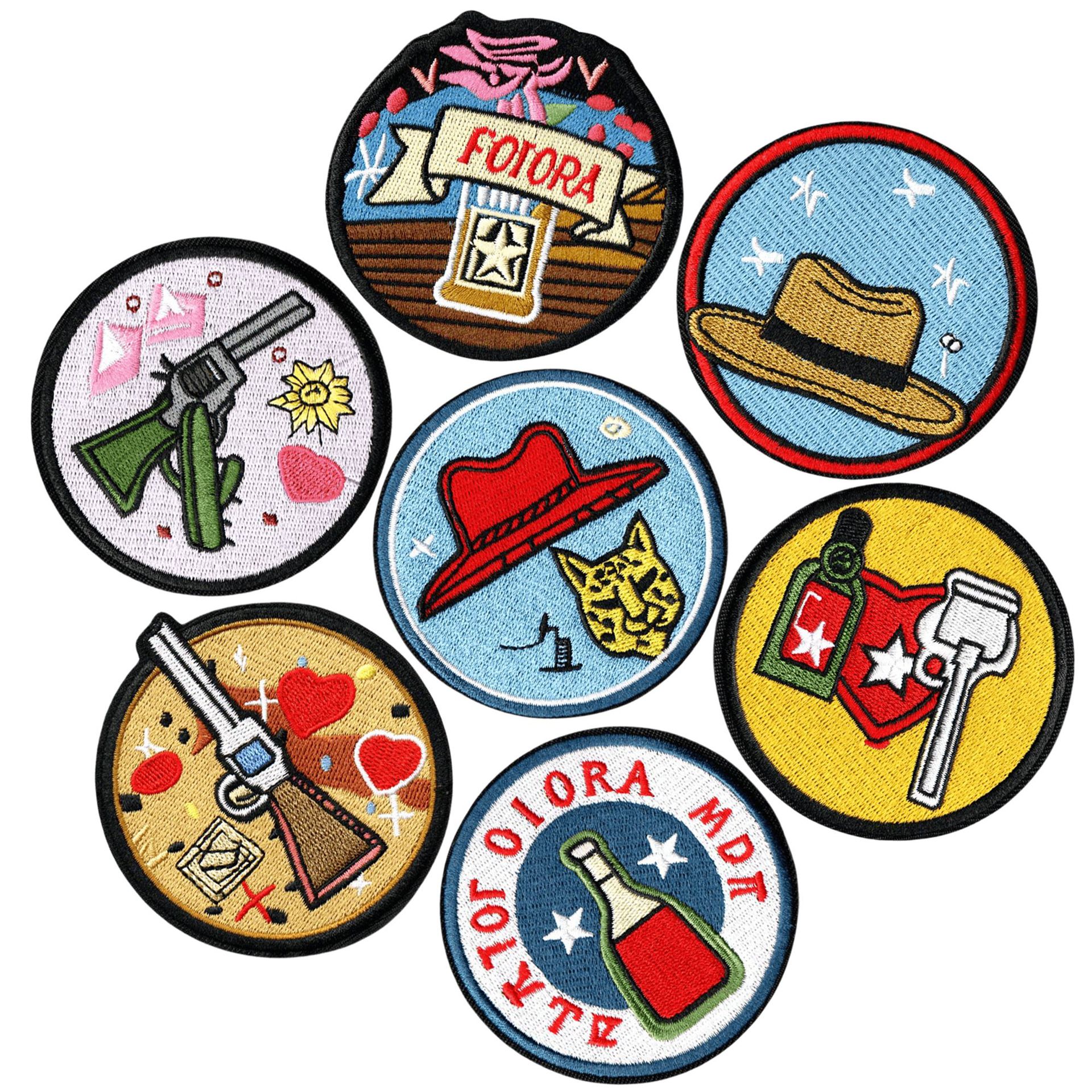 embroidery cloth sticker embroidery DIY ironable children's T-shirt patch sticker