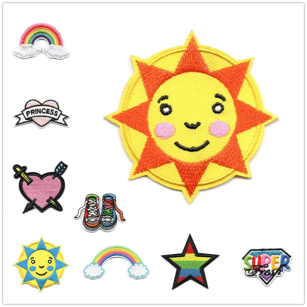 Cartoon cloth sticker Embroidery decorative clothes sticker Patch sticker Sewing and ironing badge patch sticker