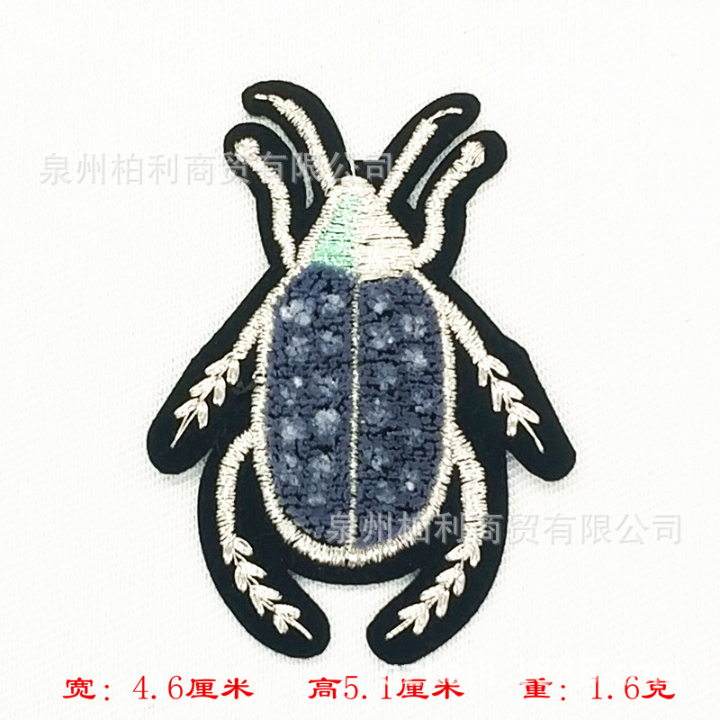 cloth sticker cartoon character embroidery cloth sticker sewing ironing embroidery sticker fabric shoe and hat patch sticker