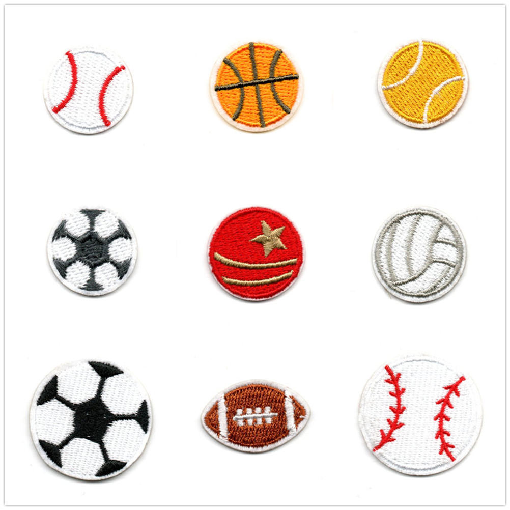 cartoon football cloth sticker embroidery sticker clothing clothes sticker self-adhesive decorative accessories embroidery DIY patch