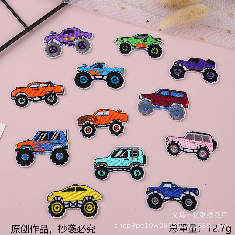 hot melt adhesive multicolor car cloth sticker cute mobile phone case toy decoration