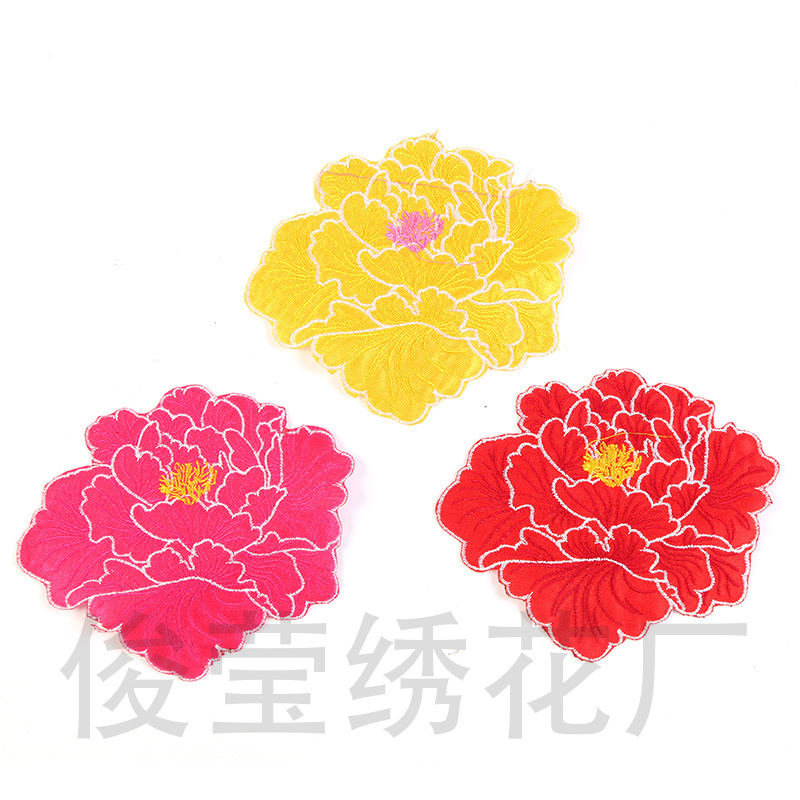 flower embroidery iron on patches cloth sticker for clothes t thirt hat socks, ironing stickers patches #13