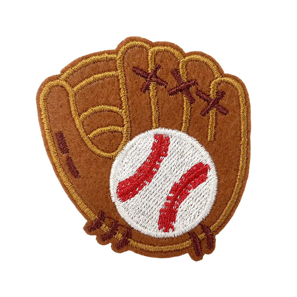 spot US ML. B professional baseball glove ironing embroidery cloth sticker
