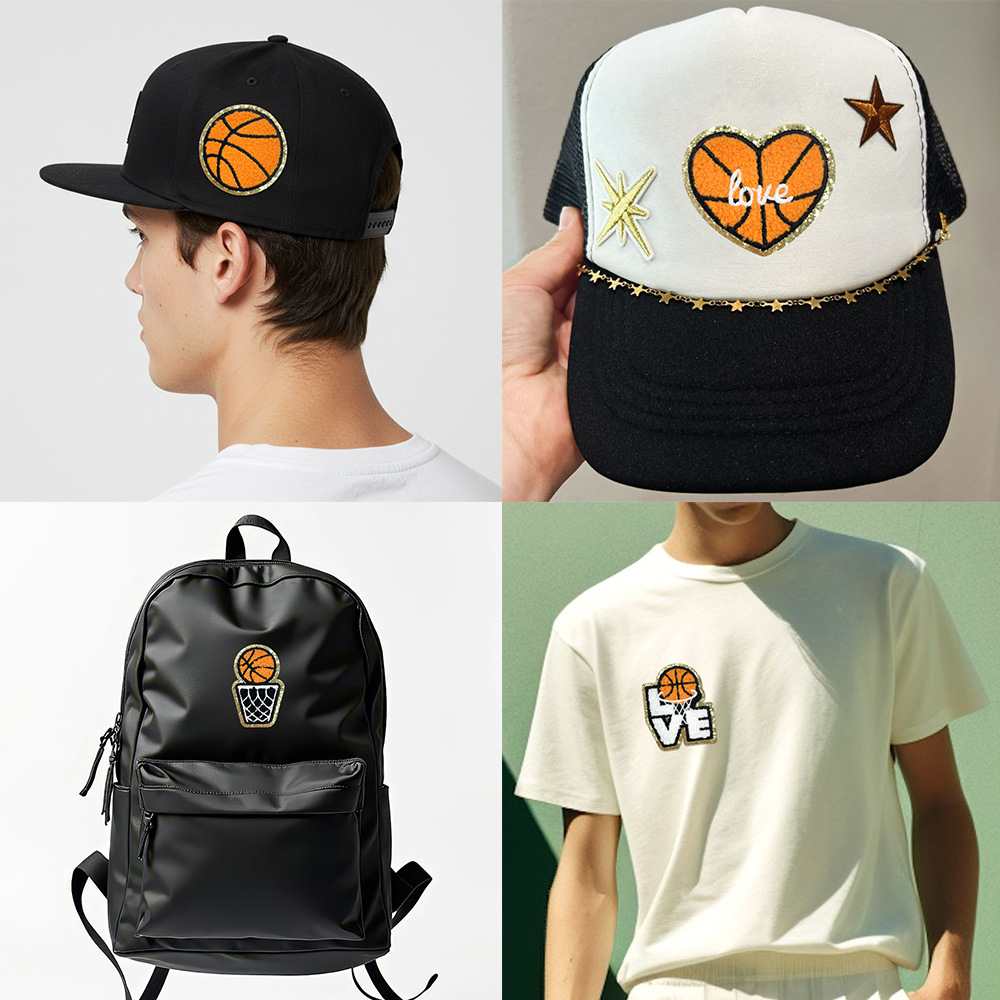 explosive stick basketball Gretel Phnom Penh towel embroidered cloth sticker