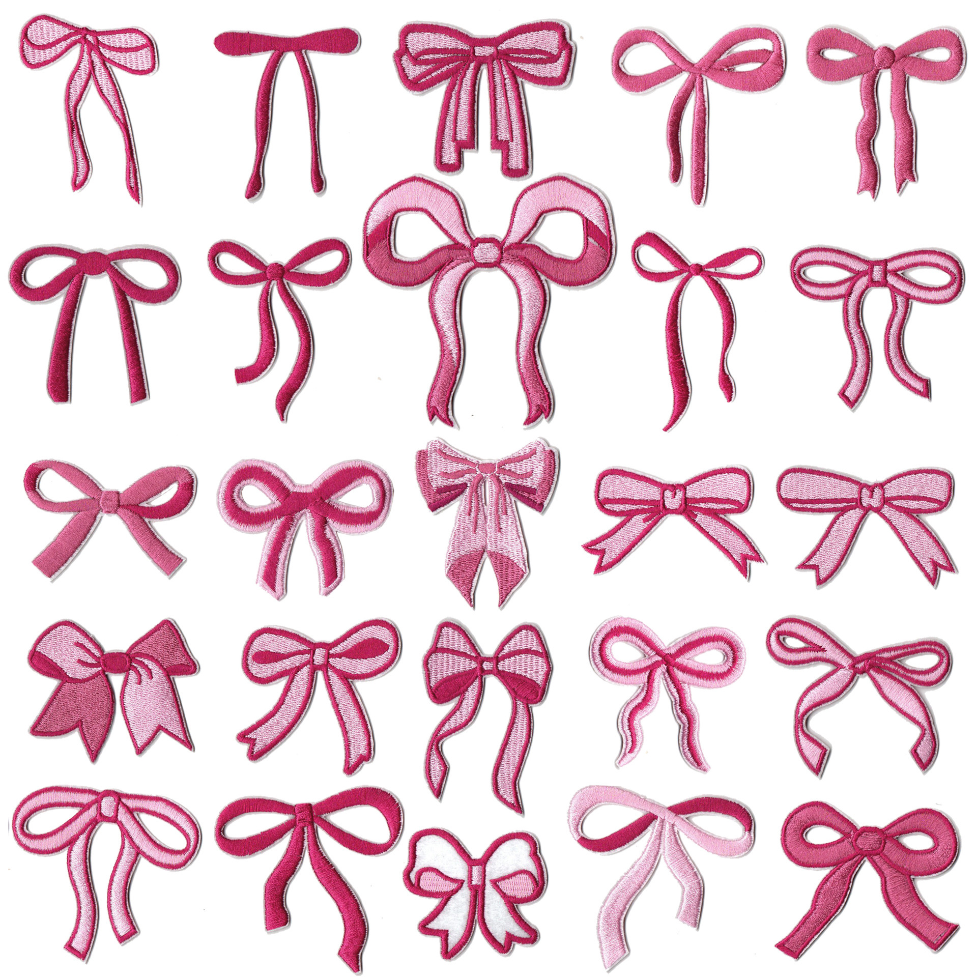 pink embroidery cloth sticker embroidery jewelry clothing accessories hair accessories