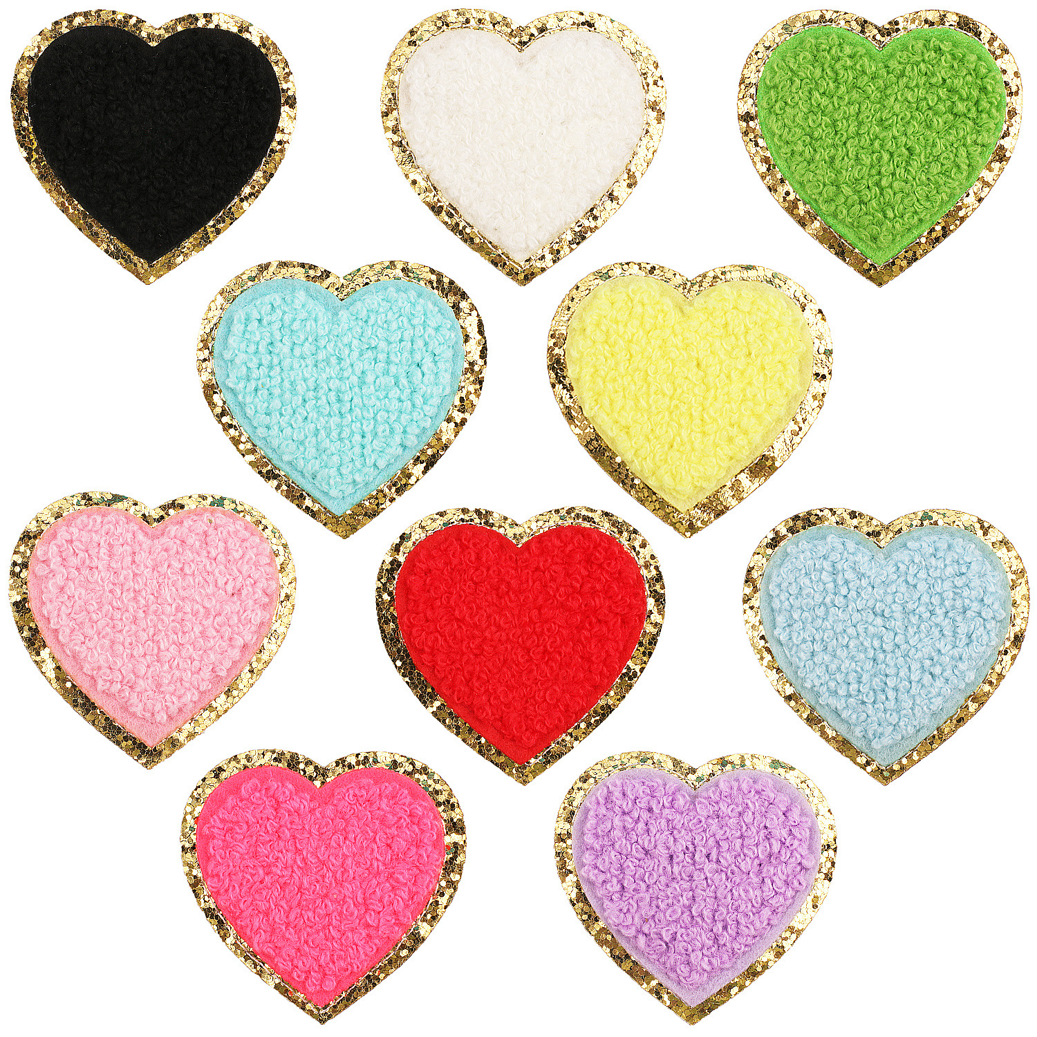 Love Patches Sticker Heart embroidery Ironing Embroidery