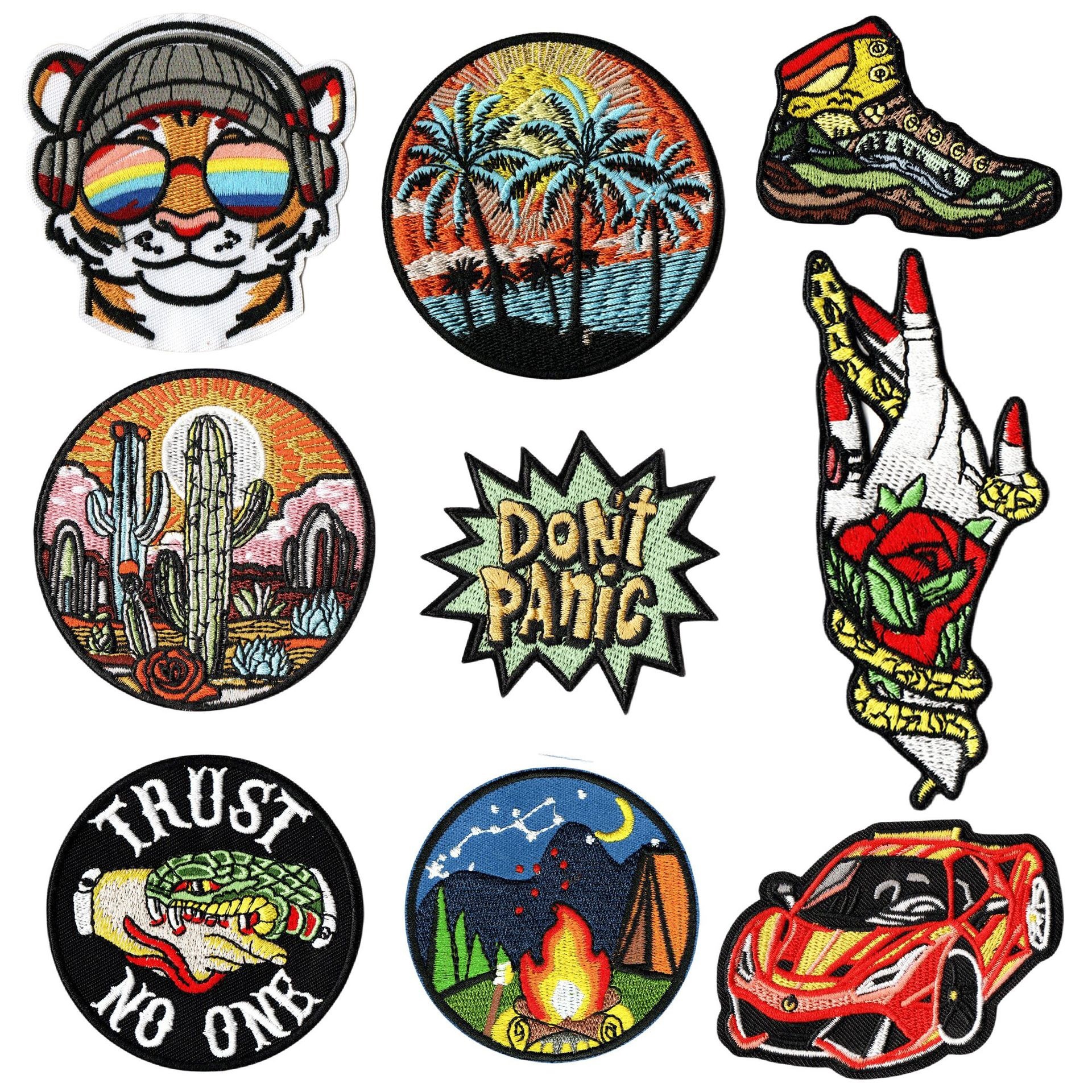 Cloth Sticker Badge Patches Sticker Campus Style Badge Clothing Accessories Embroidery Ironing Badge