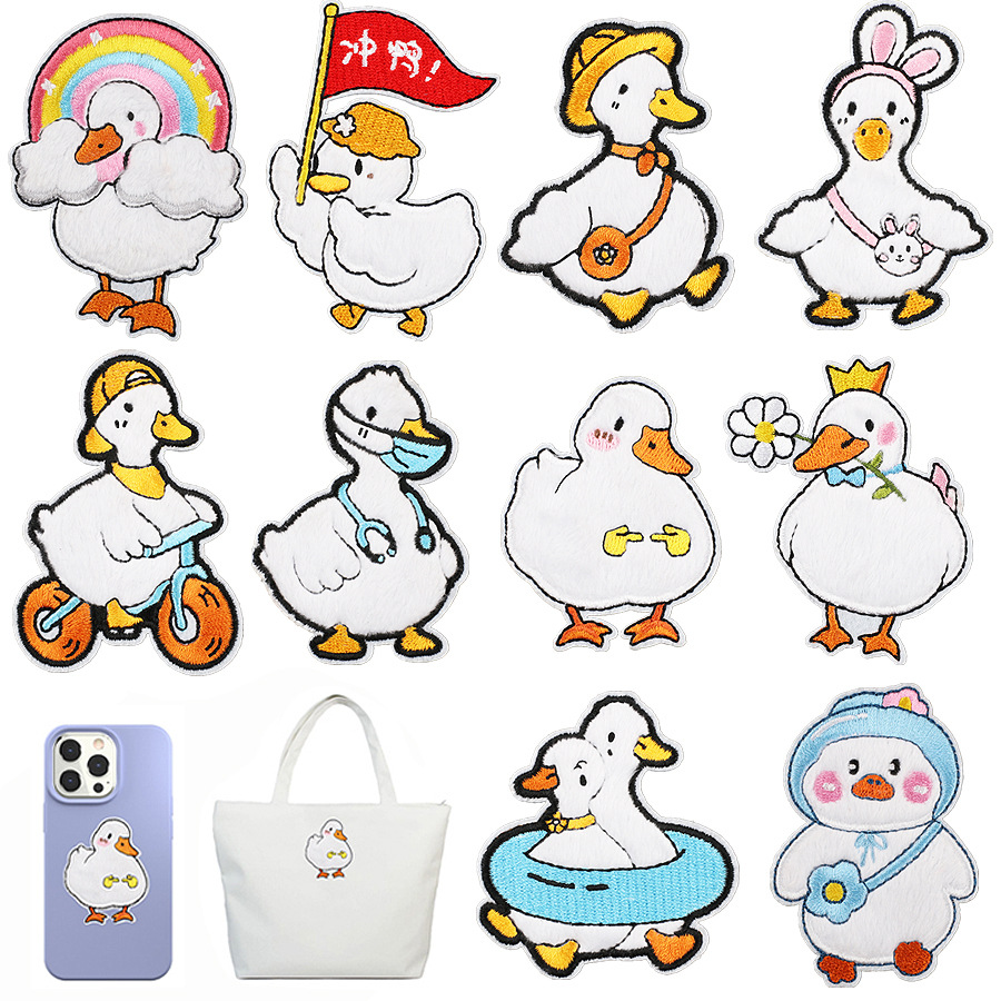 Self-adhesive embroidery cloth sticker cartoon embroidery Patches sticker bag decoration embroidery sticker  clothes patch