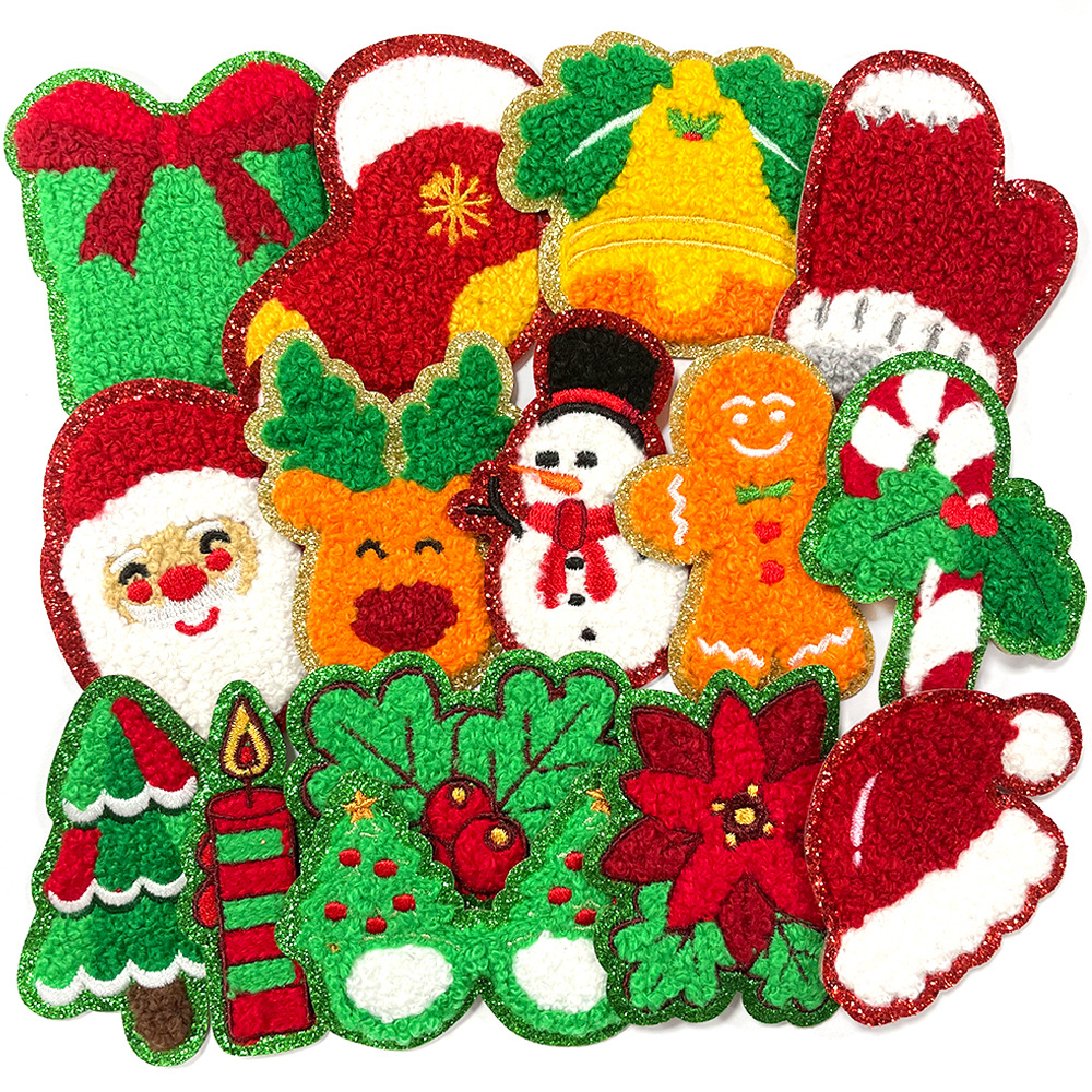 Christmas Day Embroidery Sticker