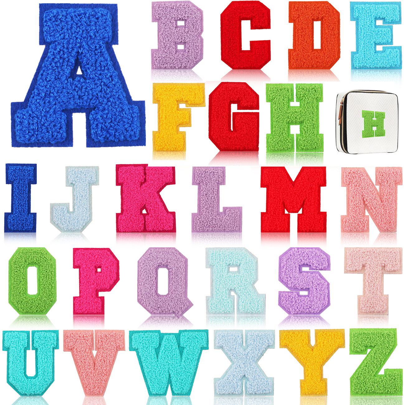 7cm Patches sticker embroidery cloth sticker ironing embroidery label