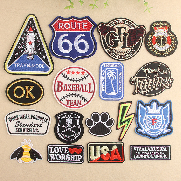 embroidery stickers hole stickers ironing stickers Patches stickers adhesive stickers clothes stickers pants decorative ironing stickers