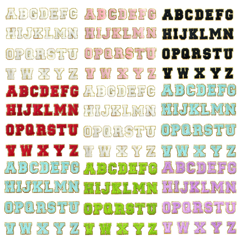 letter self-adhesive ironing Patches sticker DIY embroidery accessories