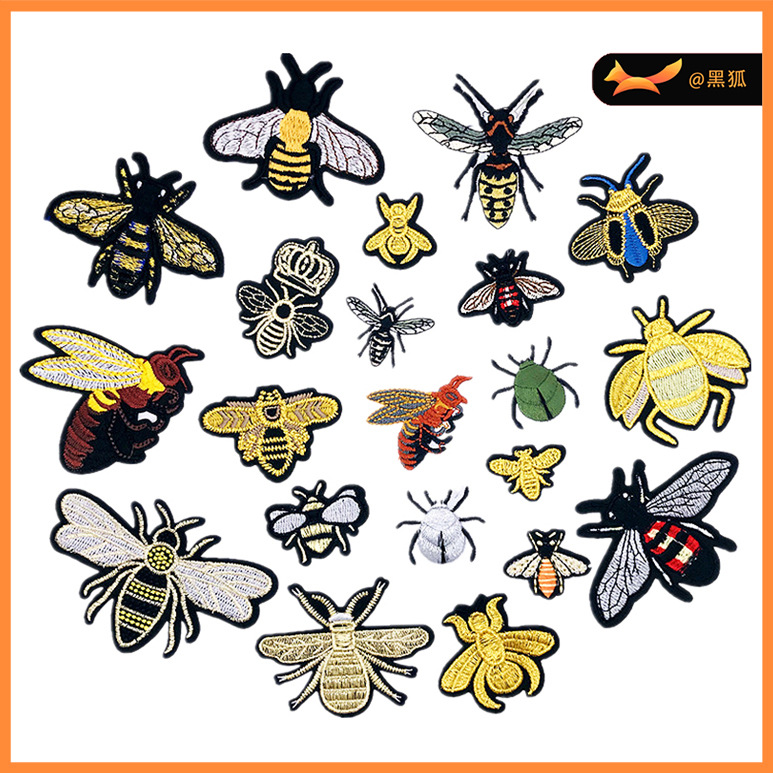 Cartoon  Embroidery Cloth Sticker Bag Patches Sticker