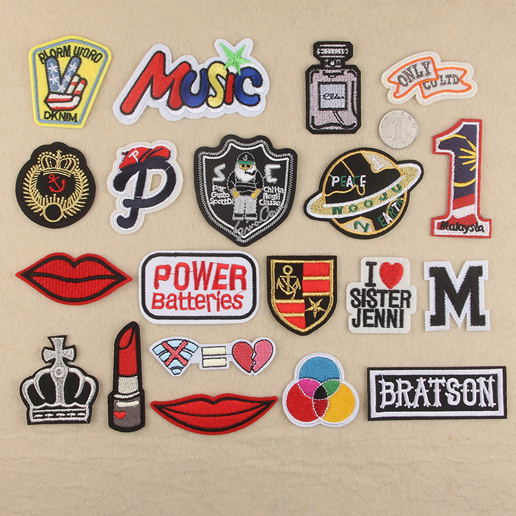 ironing cloth sticker Patches sticker shoe and hat sticker sweater sticker jacket sticker jeans sticker round cloth label decal
