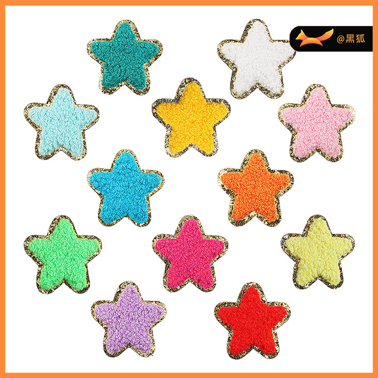 Embroidery Patches Sticker Clothes Decoration Embroidery Label Ironing Embroidery Cloth Sticker