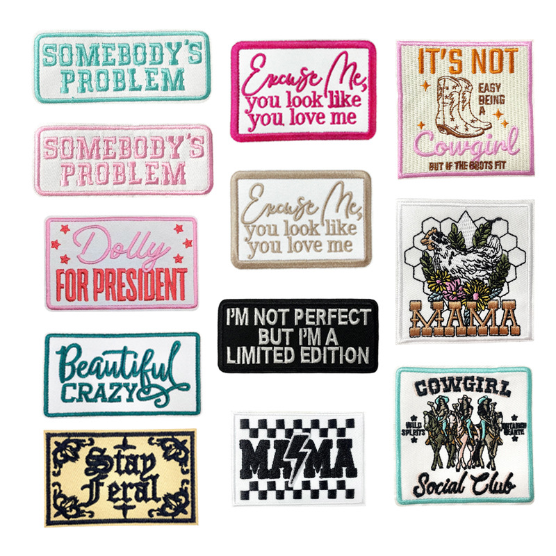 embroidery pink girl Patches sticker bag jacket dressing sports car ironing cloth sticker