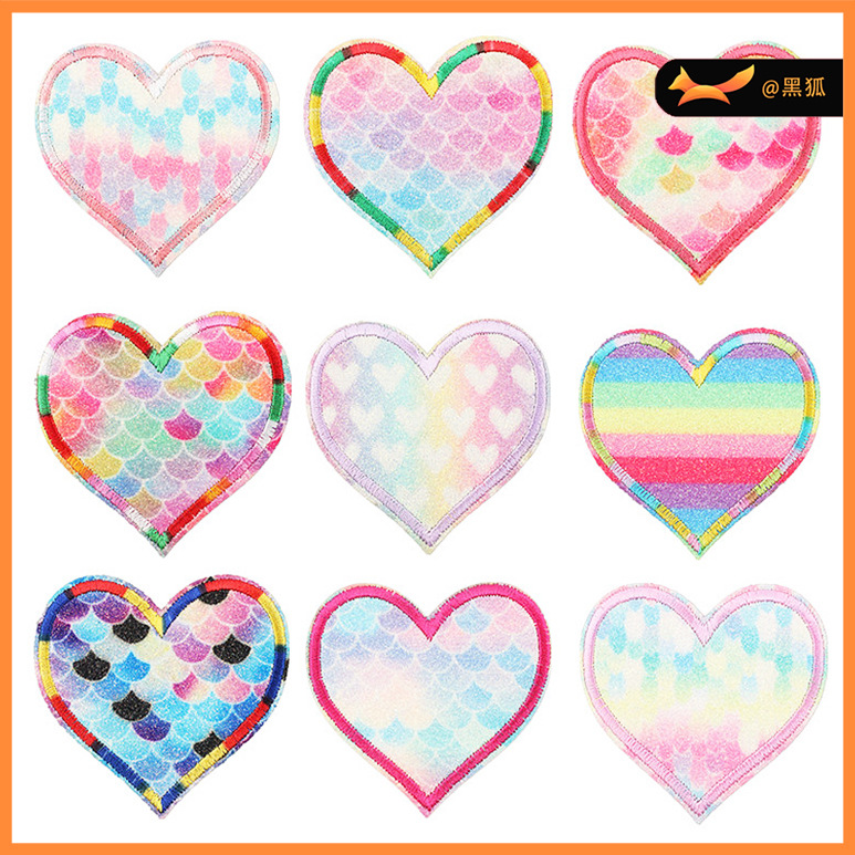 decoration embroidery cloth sticker love Patches sticker
