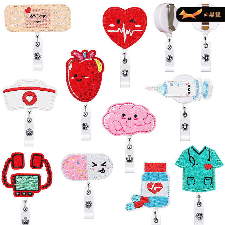 Patches Sticker Medical Supplies Embroidery Cloth Sticker Nurse Hat Embroidery Label