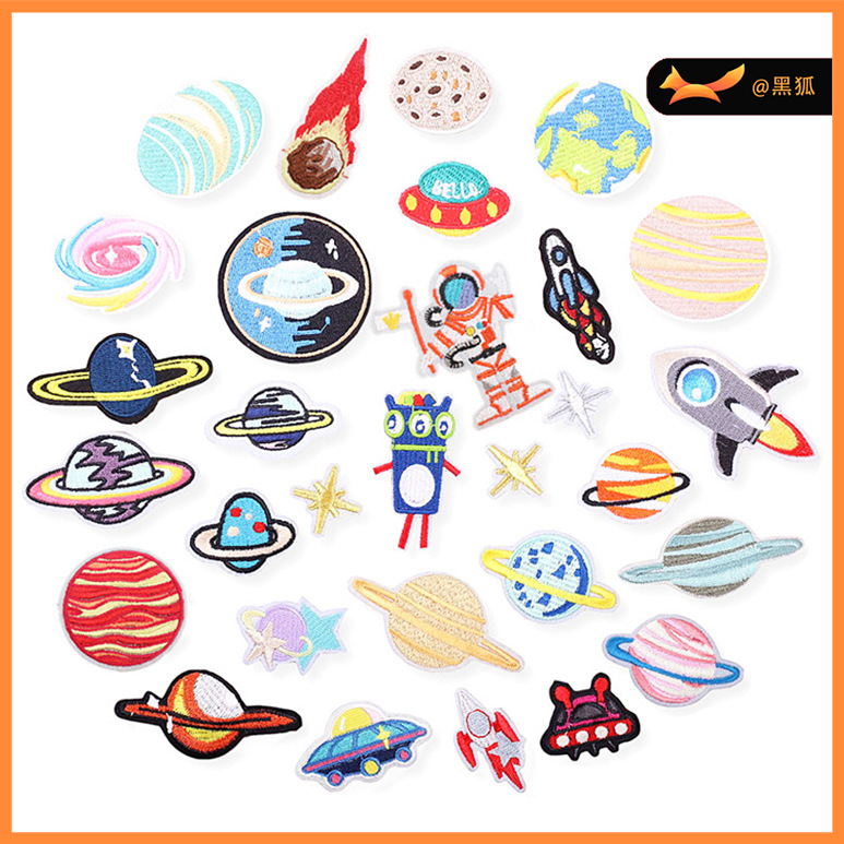 embroidery cloth sticker clothes Patches sticker bag decoration embroidery sticker ironing  embroidery label