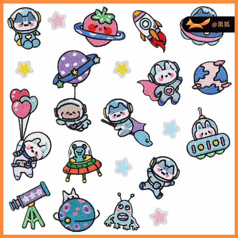 embroidery cloth sticker clothes clothing Patches sticker rabbit embroidery sticker