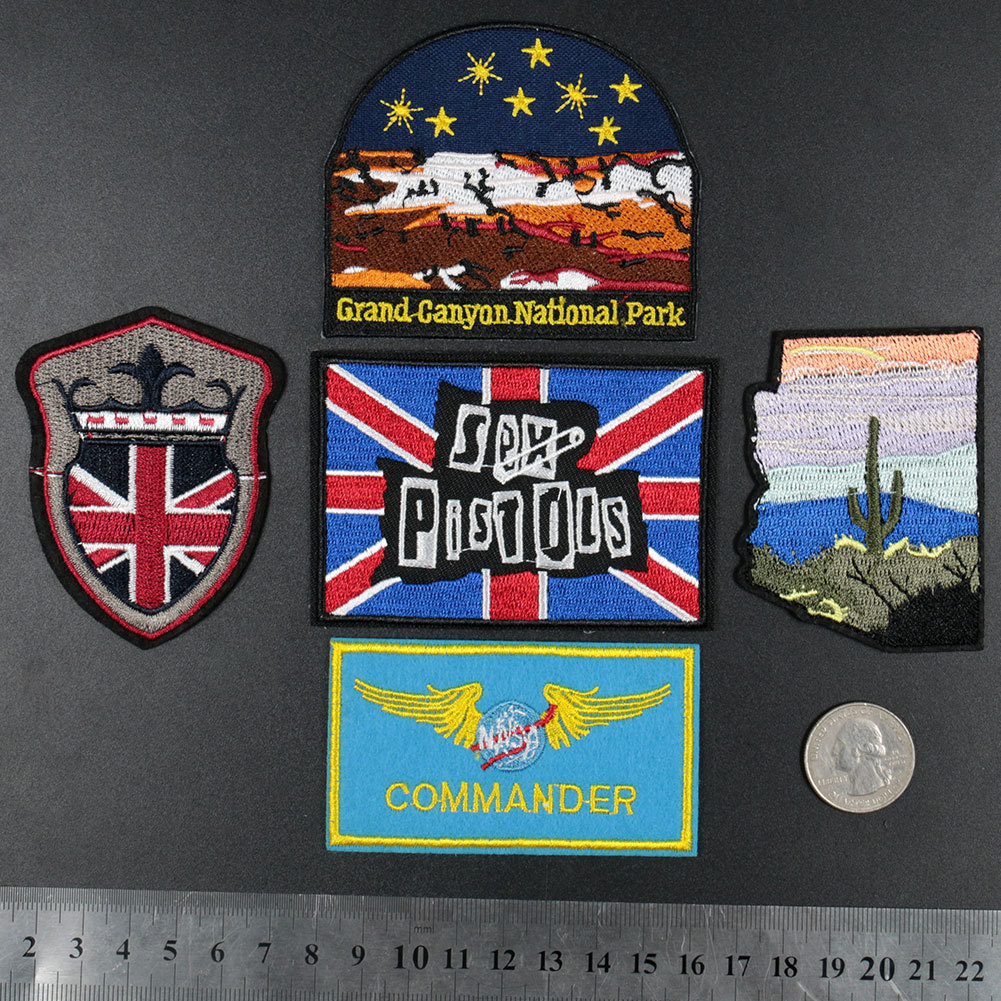 badge cloth sticker British sex Africa map British coat of arms