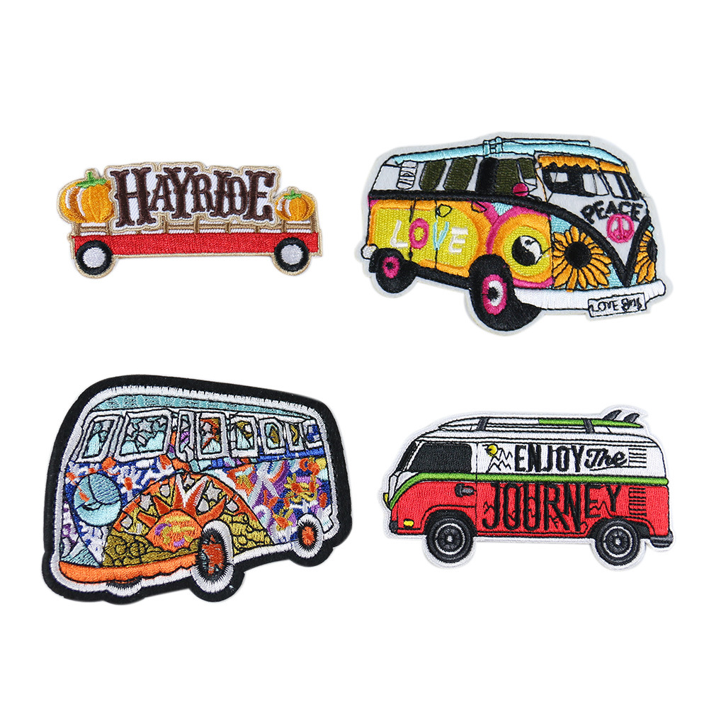 Cartoon embroidery cloth sticker cute hat sock clothing decal car clothing accessories DIY adhesive embroidery patch