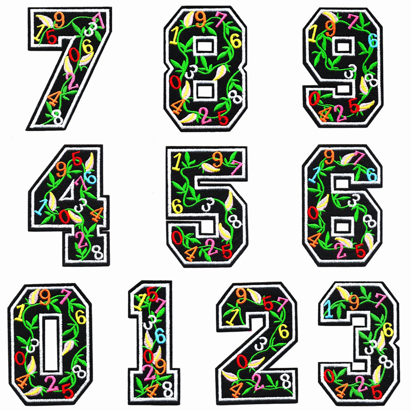 embroidery iron on patches Patches stickers clothing accessories DIY cartoon sequembroidery