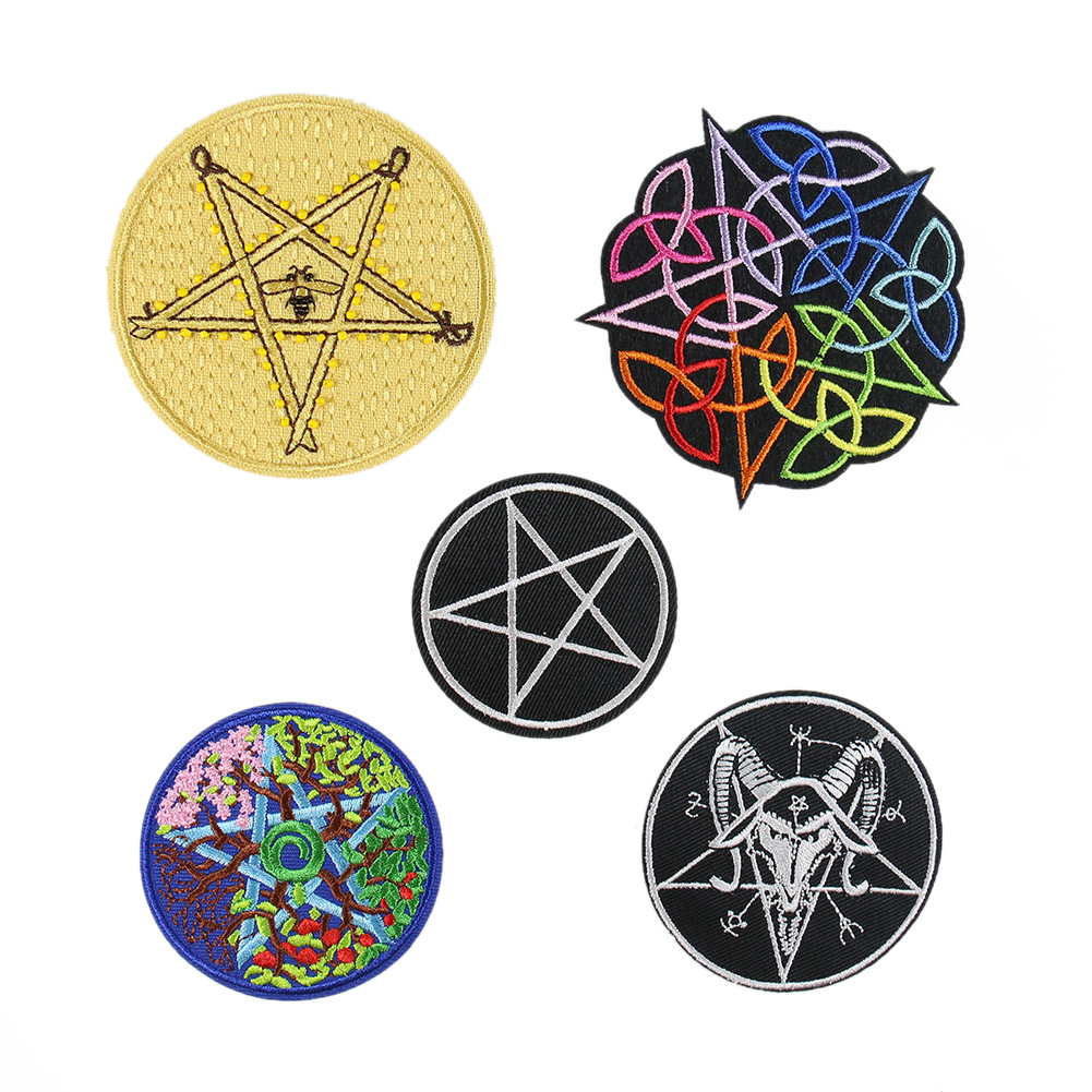 round clothing decorative embroidery cloth sticker DIY Patches sticker