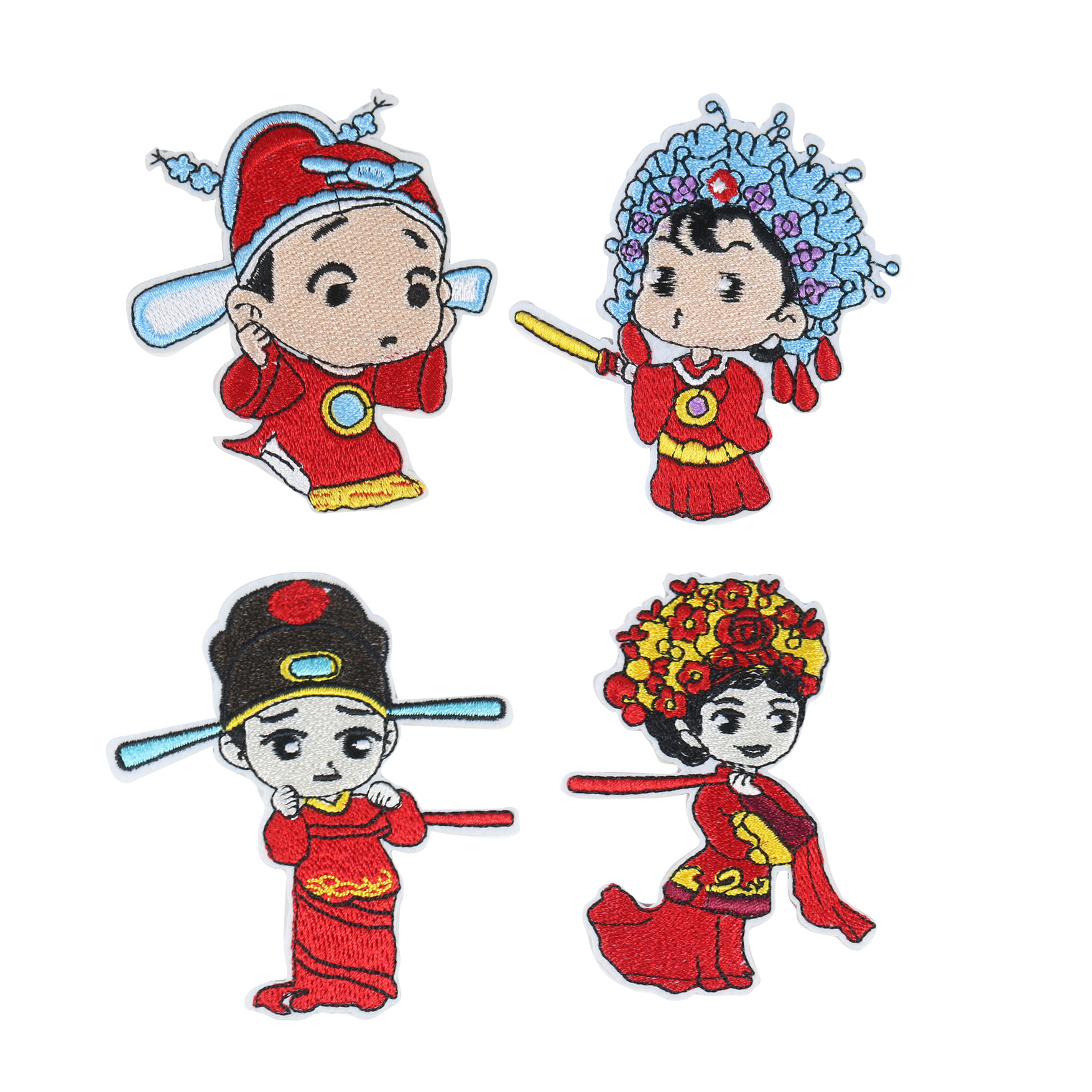 Character Embroidery Cloth Sticker Doll Clothing Accessories Decorative Patches Embroidery