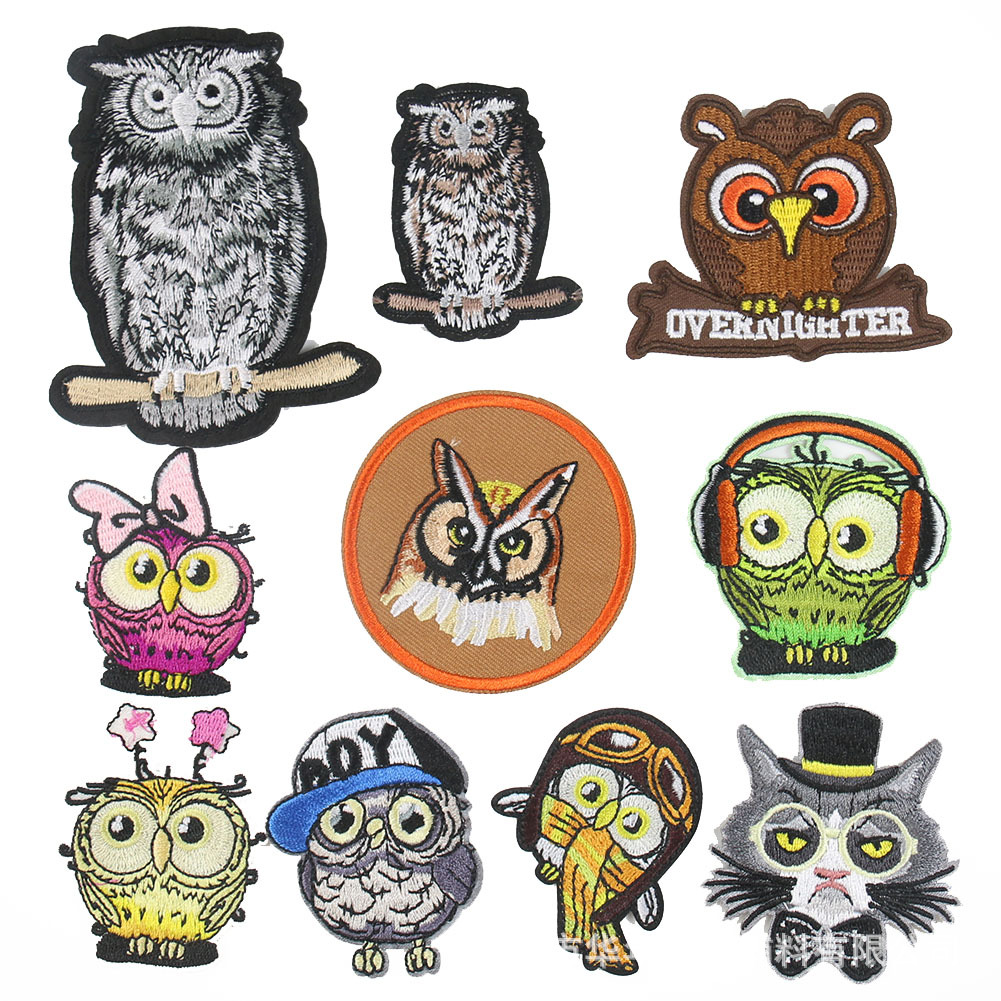 embroidery animal embroidery cloth sticker cartoon DIY clothing accessories Patches adhesive back