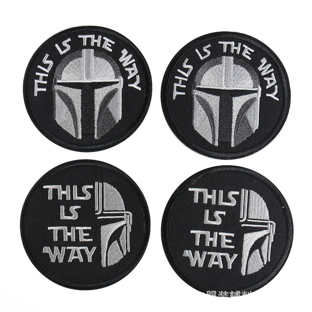 Embroidery Cloth Sticker Letter Star Wars Hook Hair Clothing Accessories Patches Sticker Adhesive
