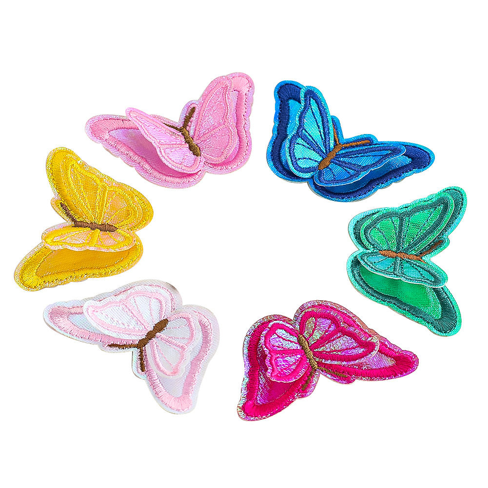 Cartoon embroidery cloth sticker clothing accessories broken DIY Patches adhesive embroidery badge