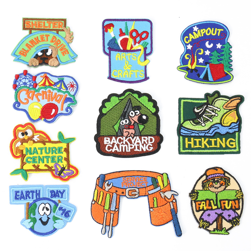 decal cartoon embroidery cloth sticker hat sock clothes decorative embroidery clothing accessories DIY patch