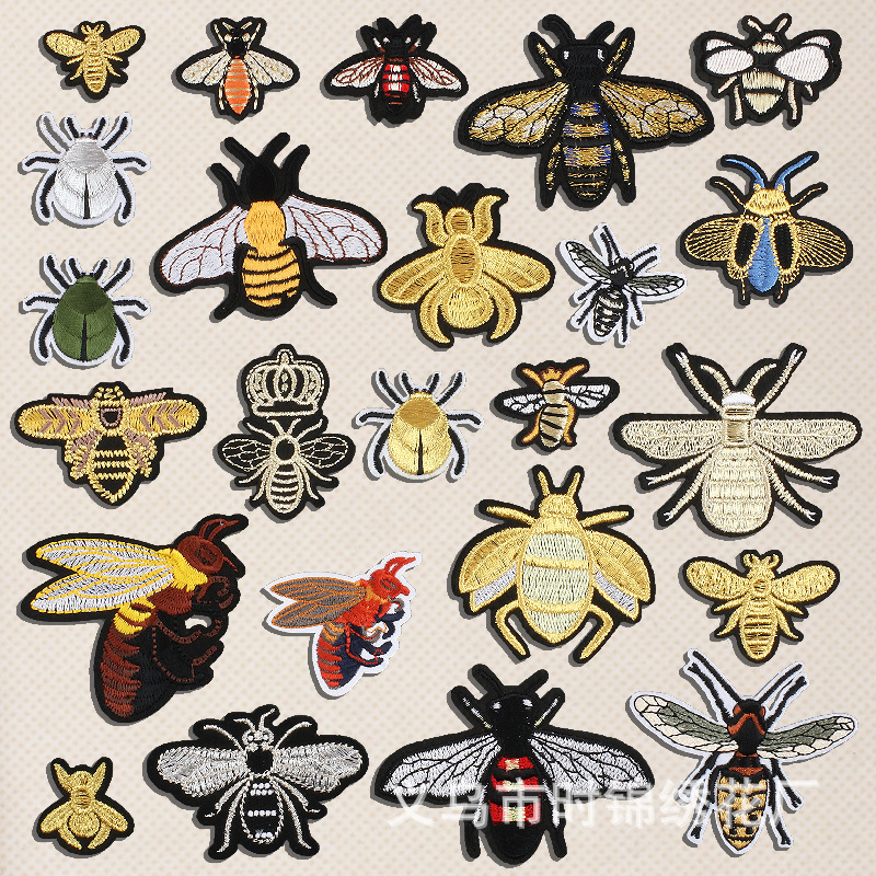Embroidery Cloth Sticker Beetle Clothes Embroidery Sticker