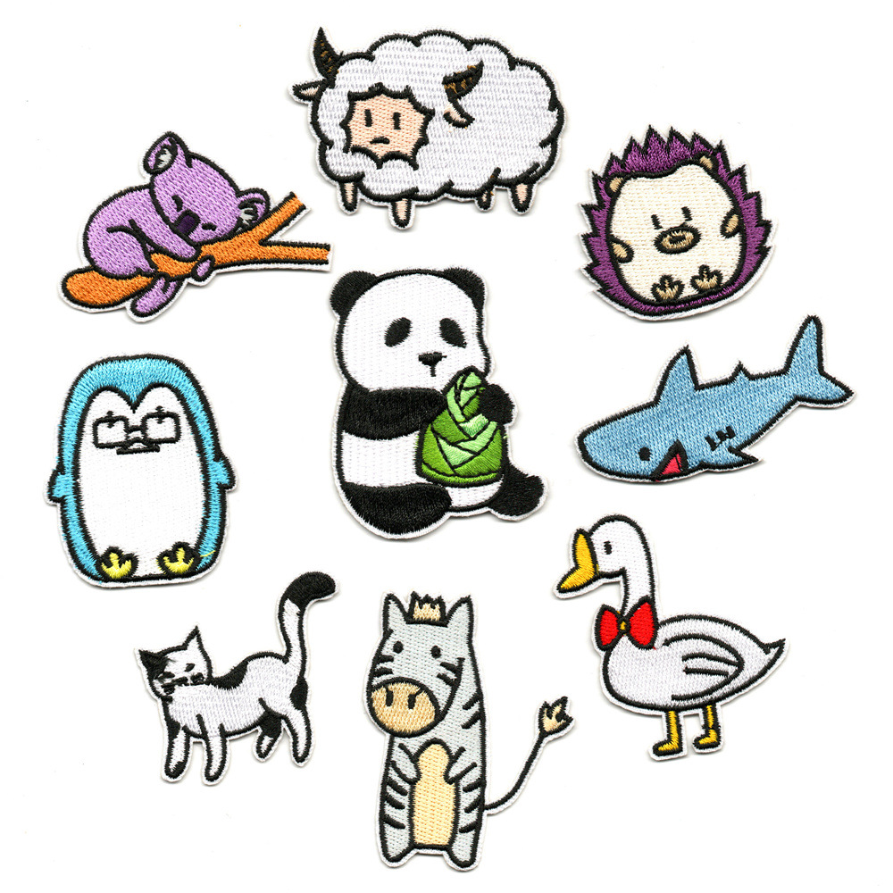 cartoon embroidery cloth sticker clothes Patches sticker pacth embroidery Patches hole decorative sticker