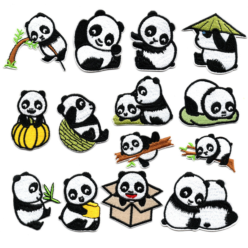 cartoon animal cloth sticker embroidery Patches DIY clothing decorative sticker decorative badge can be sewn and ironed