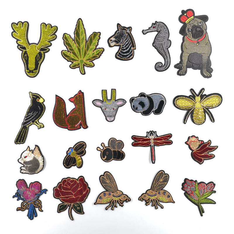 embroidery iron on patches coat clothes stickers